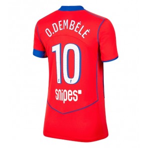 Paris Saint-Germain Ousmane Dembele #10 Dámské Alternativní Dres 2025-26 Krátký Rukáv